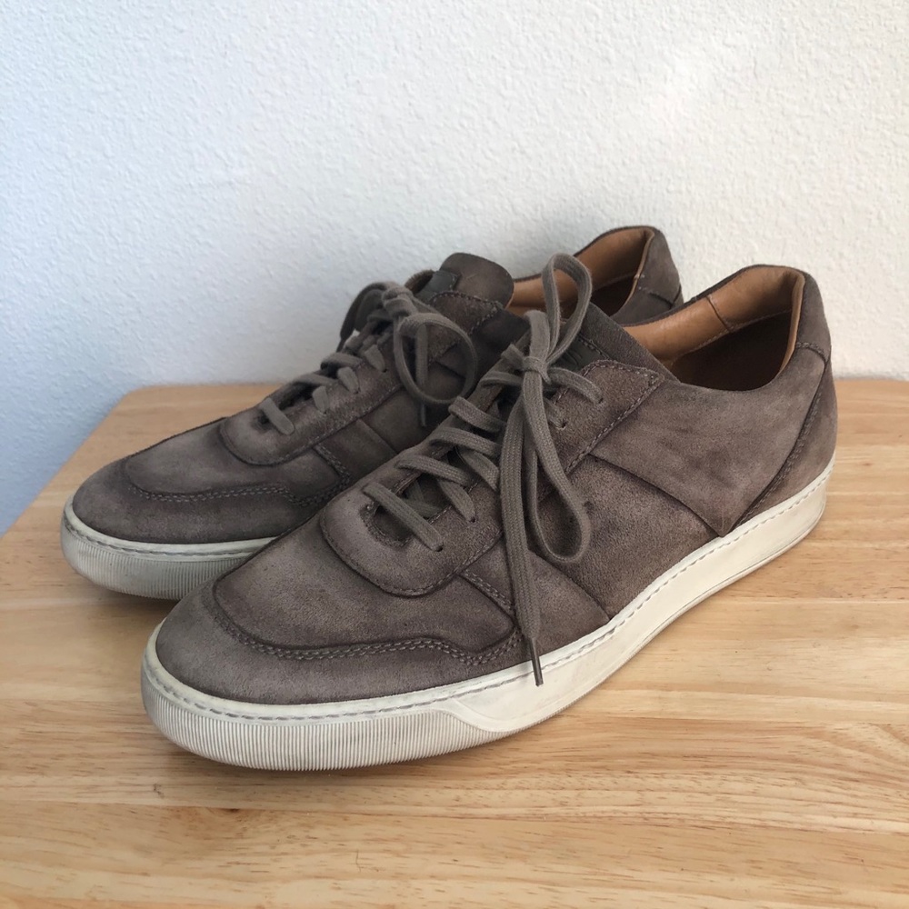 Santoni Front Lace Up Sneaker